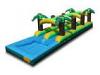 Double Lane Slip N Slide Palm Tree with Pool